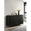 Coaster Arini Coastal 8-drawer Wood Bedroom Dresser in Black