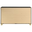Caraway 6-drawer Dresser Black