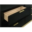 Caraway 6-drawer Dresser Black