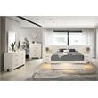 Jessica 6-drawer Dresser with Mirror Snow White