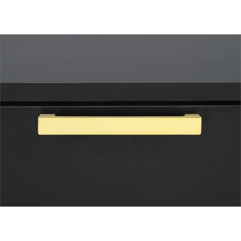 Kendall 6-drawer Dresser with Mirror Black