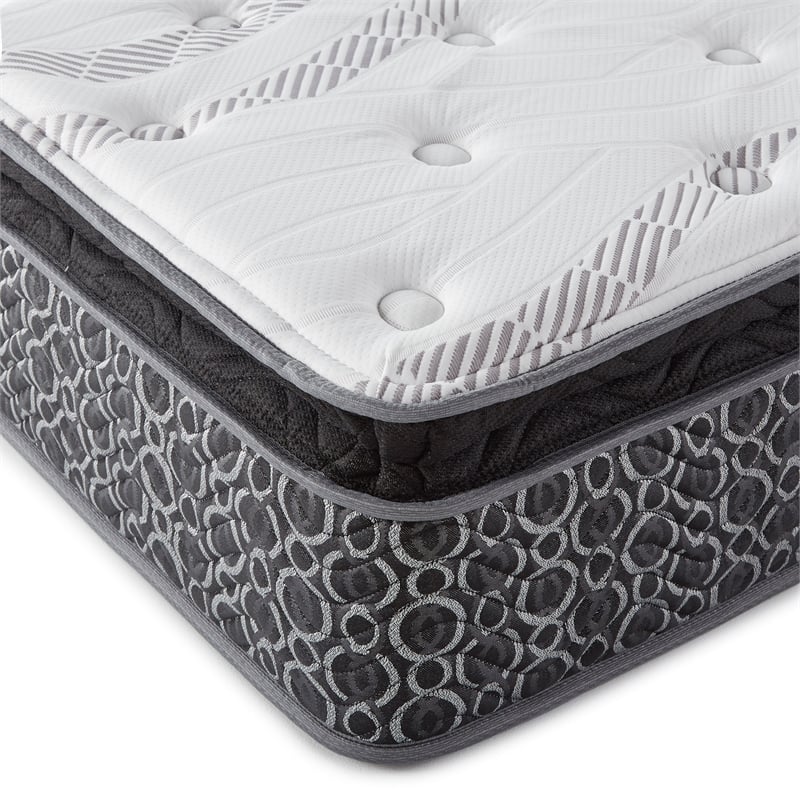 Hayes 11-inch California King Pillow Top Foam Hybrid Mattress