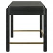 Arini 2-piece Makeup Vanity Table and Mirror Set Black