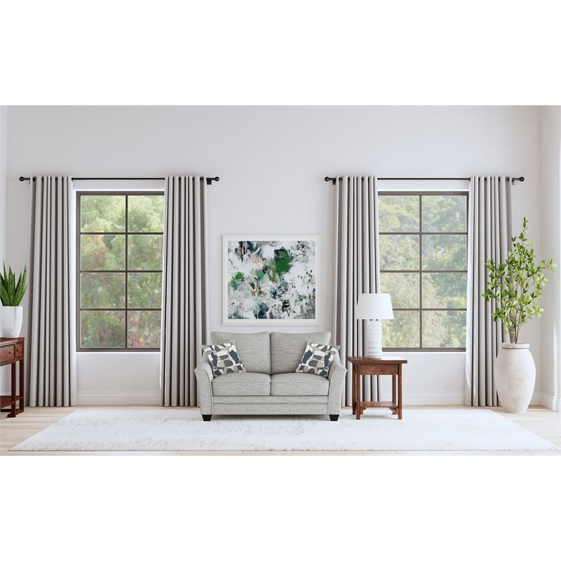 Tomkins Boucle Upholstered Loveseat Light Grey