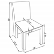 Tordera Velvet Upholstered Dining Side Chair Grey
