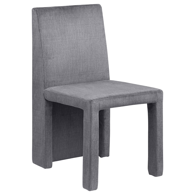 Tordera Velvet Upholstered Dining Side Chair Grey