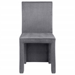 Tordera Velvet Upholstered Dining Side Chair Grey