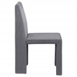 Tordera Velvet Upholstered Dining Side Chair Grey