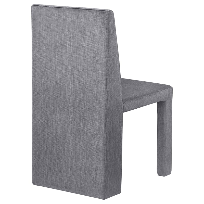 Tordera Velvet Upholstered Dining Side Chair Grey