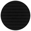 Florence Round 60-inch Pedestal Base Dining Table Black