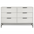 Sonora 6-drawer Bedroom Dresser White