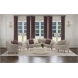 Ellorie 3-piece Upholstered Curved Sofa Set Beige