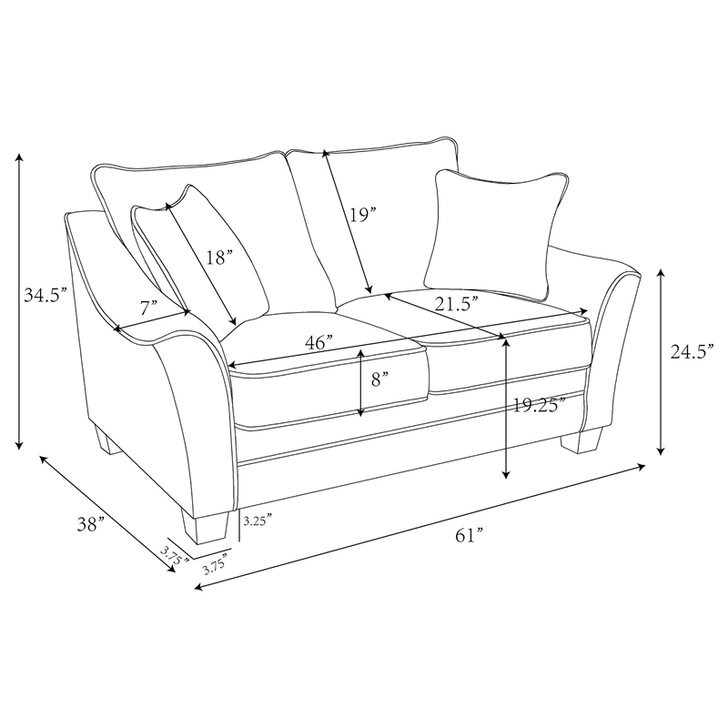 Tomkins 2-piece Boucle Upholstered Sofa Set Light Grey