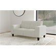 Deerhurst Upholstered Track Arm Tufted Loveseat Greige