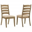 Danvers Wood Dining Side Chair Brown Oak