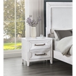 Marielle 2-drawer Nightstand Bedside Table Distressed White