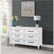 Marielle 6-drawer Bedroom Dresser Distressed White