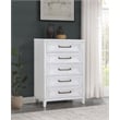 Marielle 5-drawer Bedroom Chest Distressed White