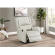 Kelsey Upholstered English Arm Recliner Chair Ivory