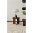 Dale Round Solid Mango Wood Side End Table Brown