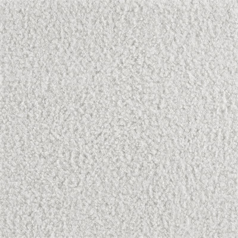 Alamosa Boucle Upholstered Queen Wingback Bed White