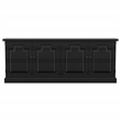 Florence 4-door Dining Sideboard Buffet Distressed Black