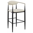 Tina Fabric Upholstered Bar Chair Beige