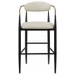Tina Fabric Upholstered Bar Chair Beige