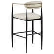 Tina Fabric Upholstered Bar Chair Beige