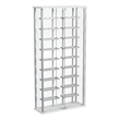 Montara Tempered Glass Wine Storage LED Curio Cabinet Chrome