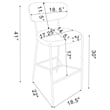 Elison Pub Height Bar Stool Grey
