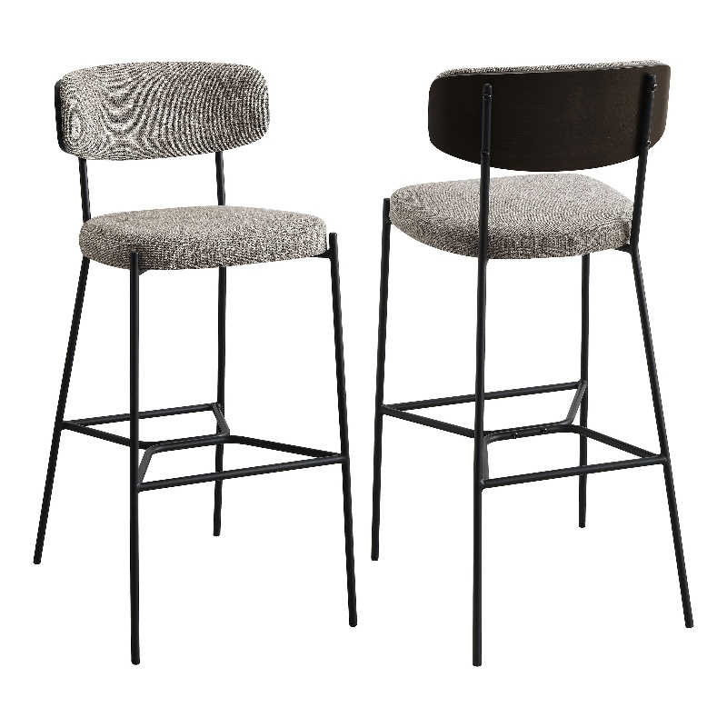 Elison Pub Height Bar Stool Light Brown