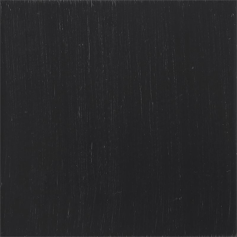 Lanewood Open Cane Webbing Metal Queen Bed Black