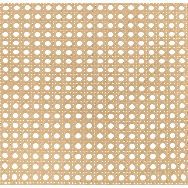 Lanewood Open Cane Webbing Metal Eastern King Bed White