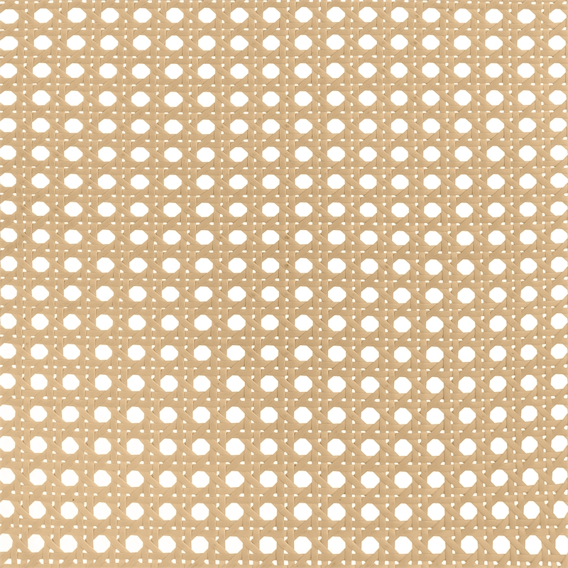 Lanewood Open Cane Webbing Metal Queen Bed White