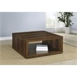 Frisco Square Engineered Wood Coffee Table Dark Pine