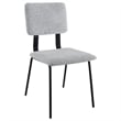 Calla Fabric Upholstered Dining Side Chair Grey