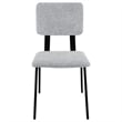 Calla Fabric Upholstered Dining Side Chair Grey