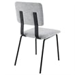 Calla Fabric Upholstered Dining Side Chair Grey