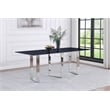 Desden 79-inch Rectangular Sintered Stone Dining Table Grey
