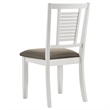 Coaster Appleton Farmhouse Wood Dining Side Chair in Distressed White