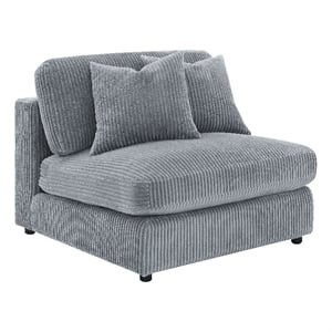 Blaine Upholstered Armless Chair Fog