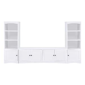 Laughlin 3-piece Entertainment Center TV Stand White