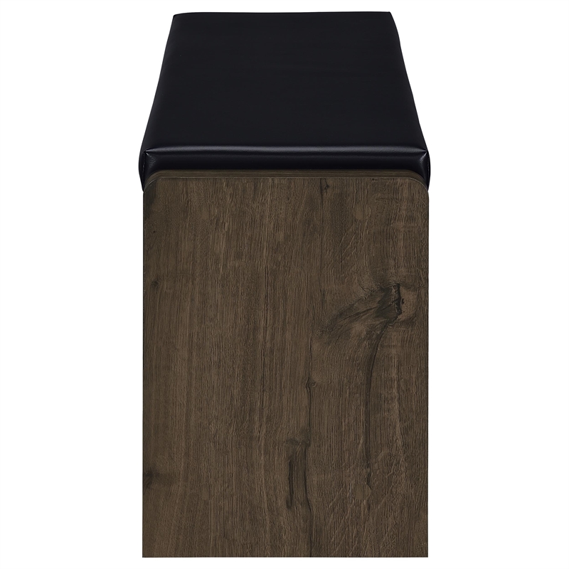 Arrington Storage Bench Smoked Oak