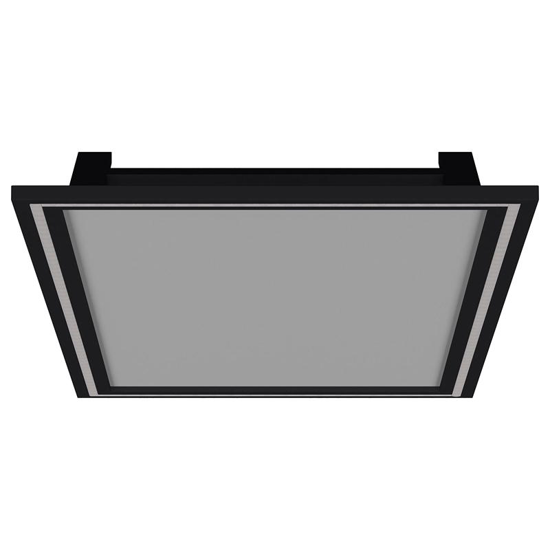 Windrose 28 x 67 Inch Tempered LED Standing Mirror Black