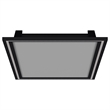 Windrose 28 x 67 Inch Tempered LED Standing Mirror Black
