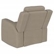 Brentwood 3-piece Upholstered Reclining Sofa Set Taupe
