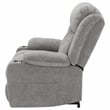 Houston Upholstered Power Lift Recliner Grey