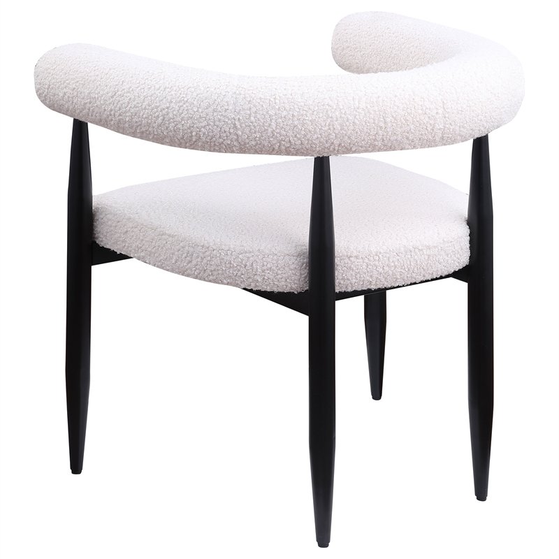 Coaster Camden 5-Piece Round Faux Marble Top Metal Dining Table Set in Black