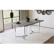 Sterling 72-inch Rectangular Dining Table Grey Faux Marble